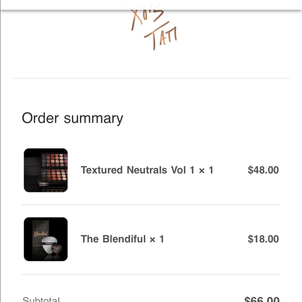 Tati Beauty eye pallet